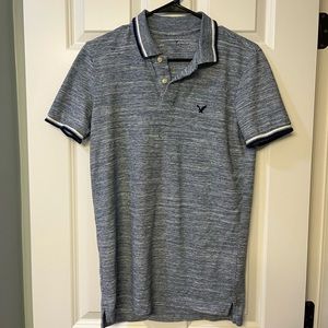 Blue American Eagle polo
